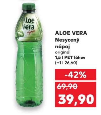ALOE VERA Nesycený nápoj