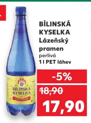 BÍLINSKÁ KYSELKA Lázeňský pramen
