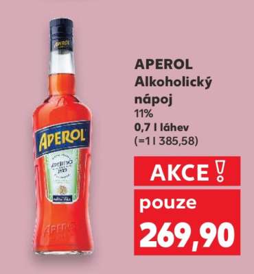 APEROL Alkoholický nápoj