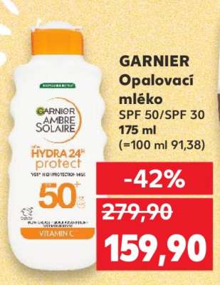 GARNIER Opalovací mléko
