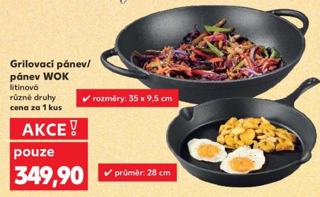 Grilovací pánev/pánev WOK