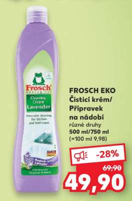 FROSCH EKO Čisticí krém/ Přípravek na nádobí