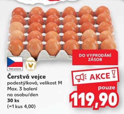ČERSTVÁ VEJCE*