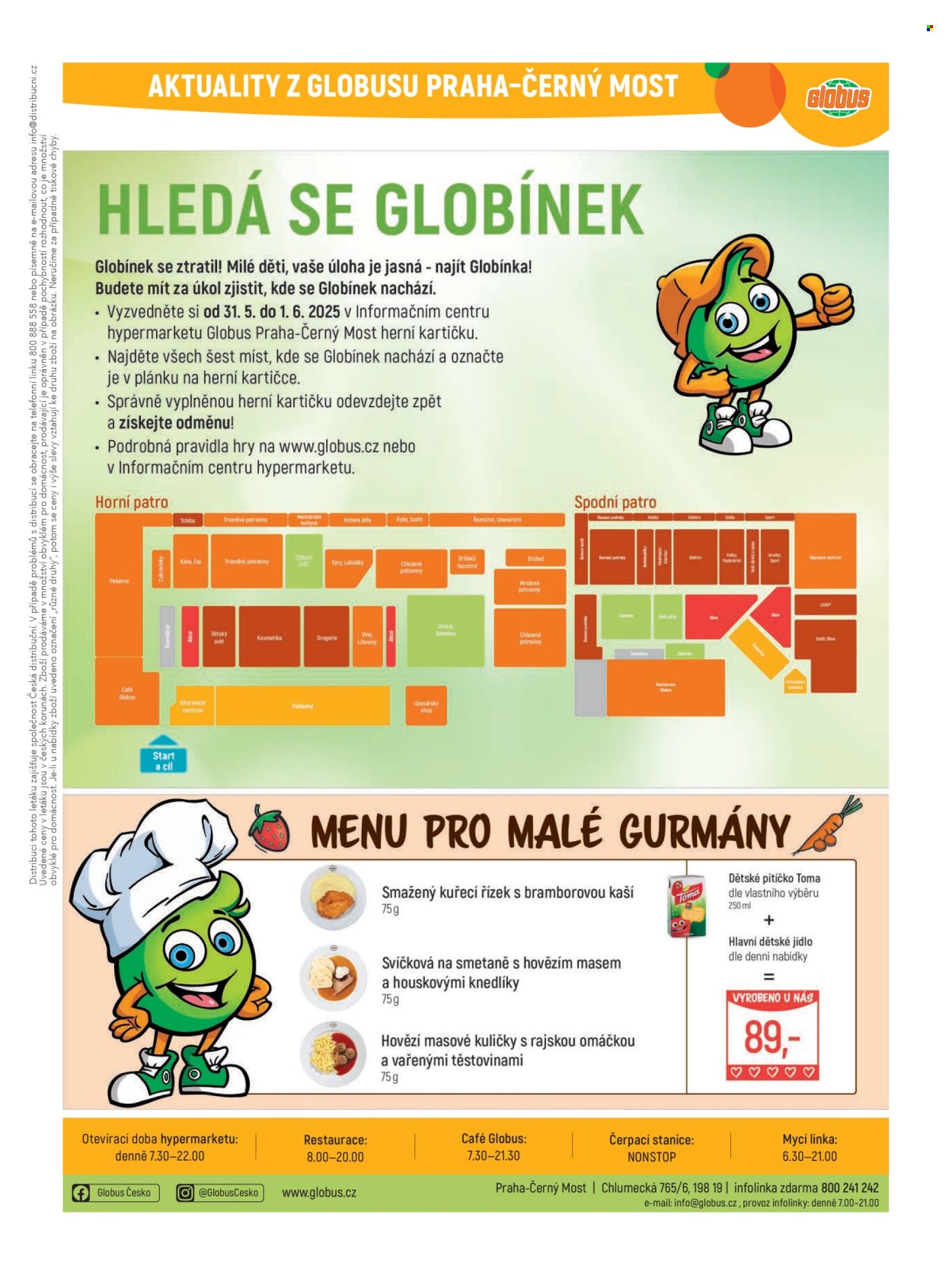 Leták Globus - 28.5.2025 - 3.6.2025. Strana 1
