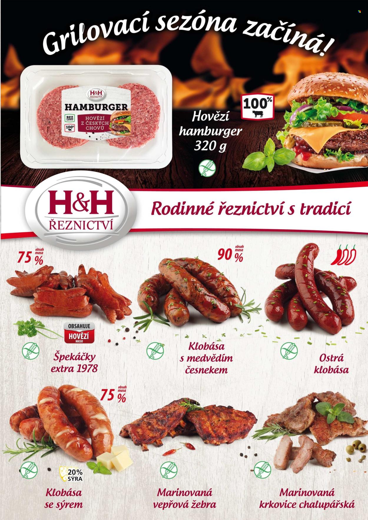 Leták Řeznictví H&H - 26.5.2025 - 8.6.2025. Strana 2
