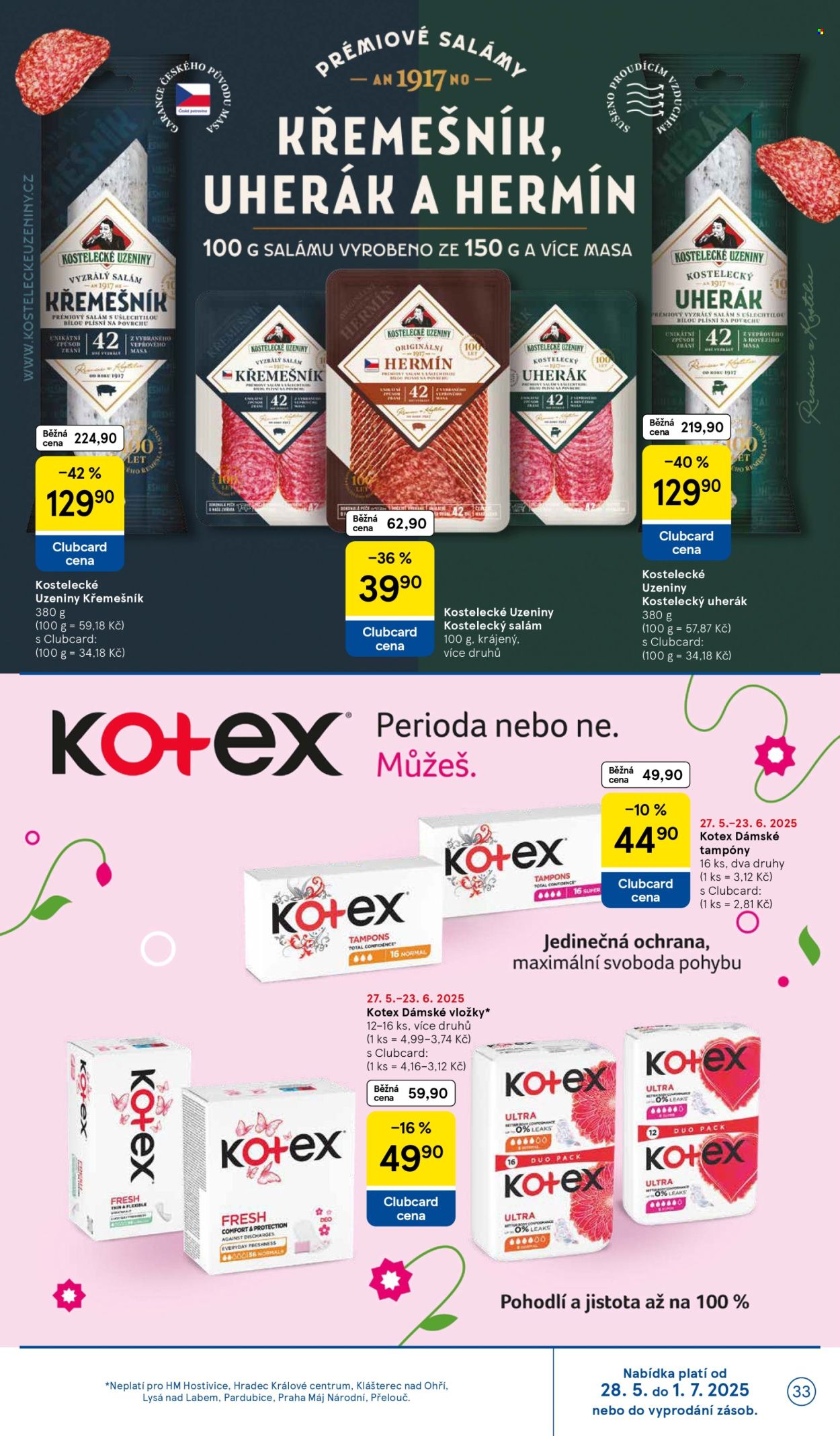 Leták TESCO - 28.5.2025 - 3.6.2025. Strana 1