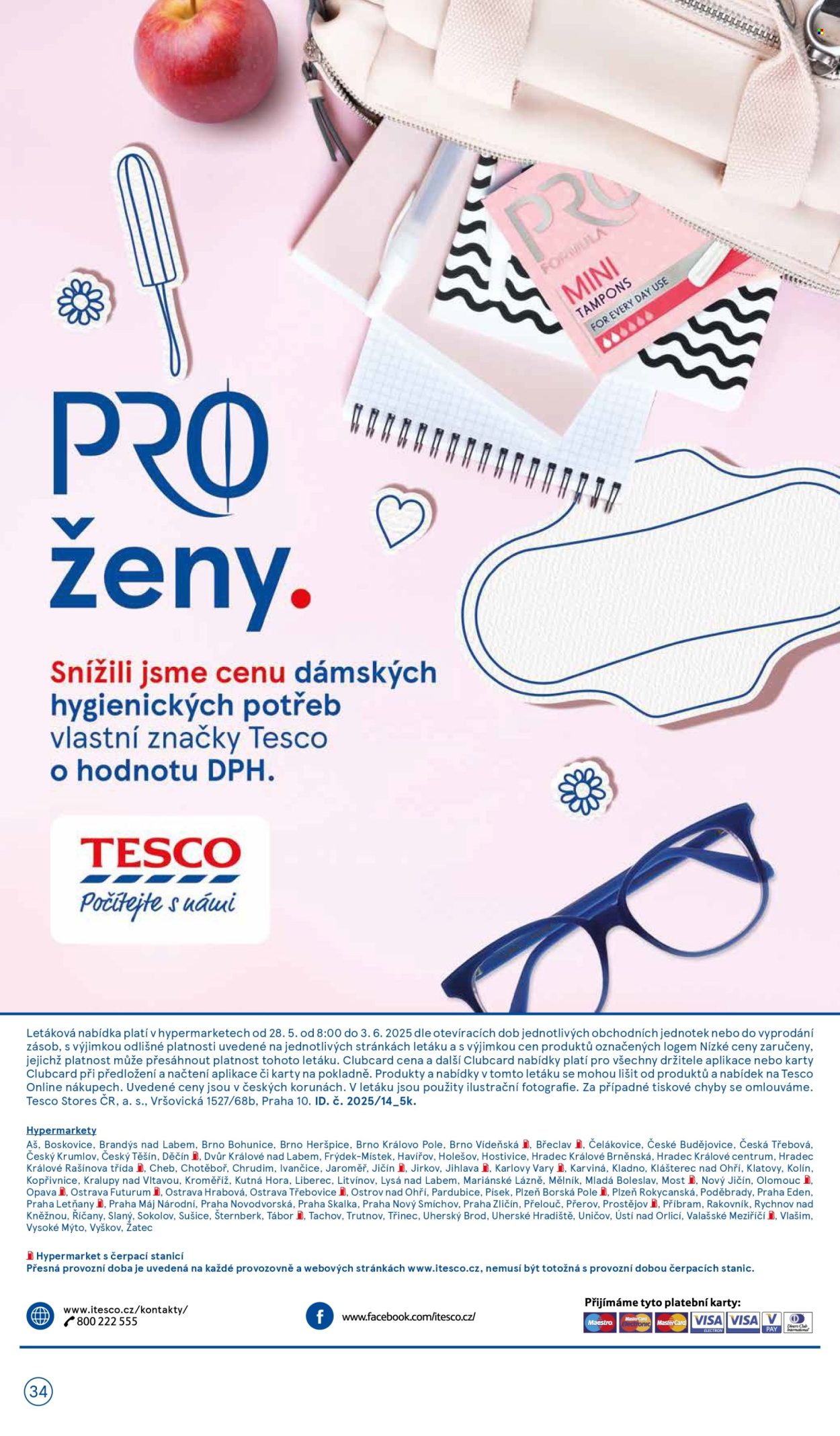 Leták TESCO - 28.5.2025 - 3.6.2025. Strana 1