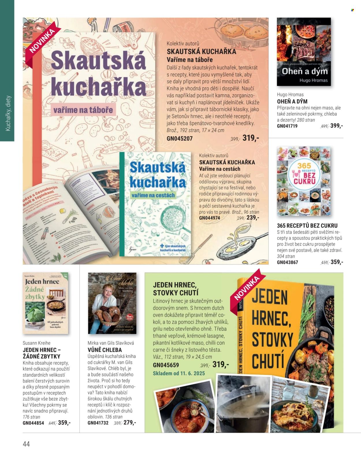 Leták Knižní klub - 1.6.2025 - 31.8.2025. Strana 44