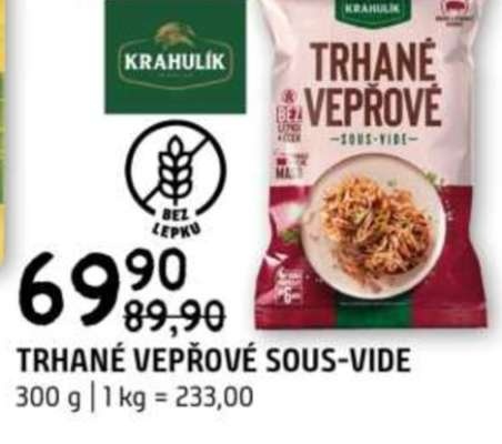Trhané vepřové sous-vide