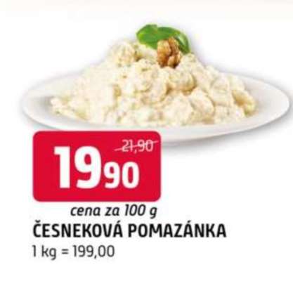 Česneková pomazánka