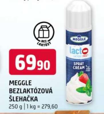 Meggle Bezlaktózová šlehačka