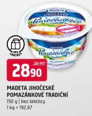 Madeta Jihočeské Pomazánkové tradiční