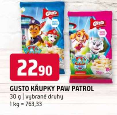 GUSTO KŘUPKY PAW PATROL