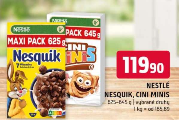 NESTLÉ NESQUIK, CINI-MINIS