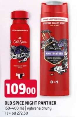 OLD SPICE NIGHT PANTHER