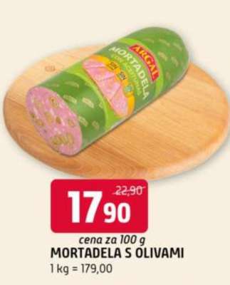 Mortadela s olivami