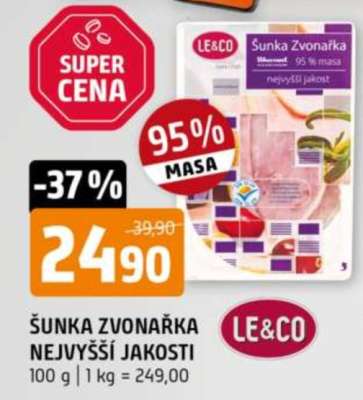 Šunka Zvonařka nejvyšší jakosti