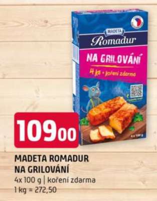 Madeta Romadur na grilování