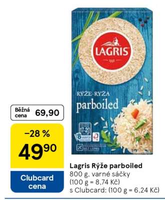Lagris rýže parboiled