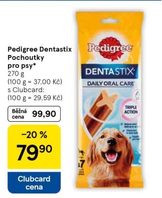 Pedigree DentaStix pochoutky pro psy