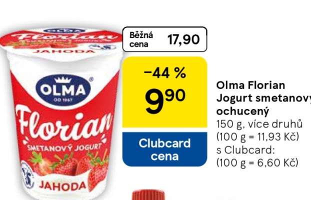 Olma Florian Jogurt smetanový ochucený