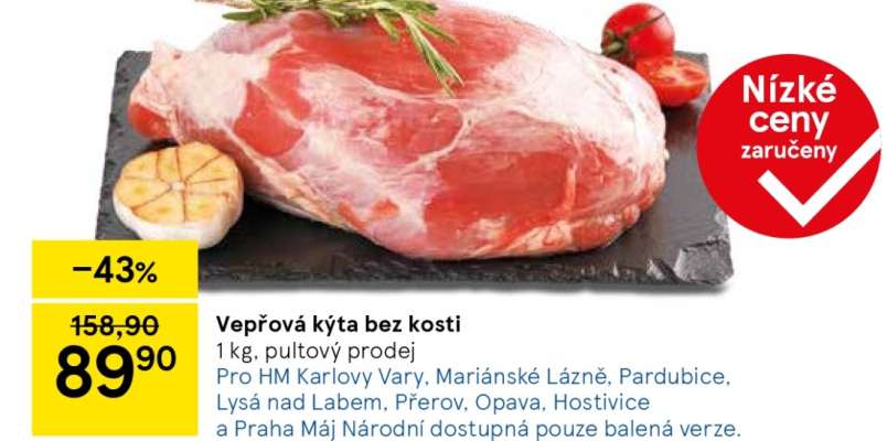 Vepřová kýta bez kosti
