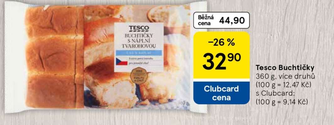 Tesco Buchtičky