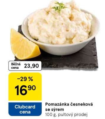 Pomazánka česneková se sýrem
