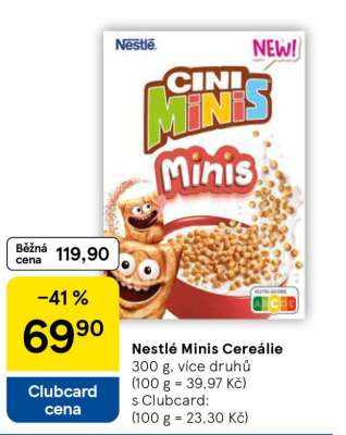 Nestlé Minis Cereálie