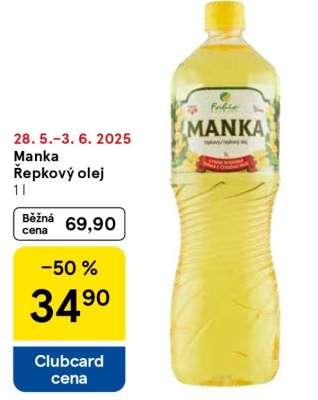 Manka Řepkový olej