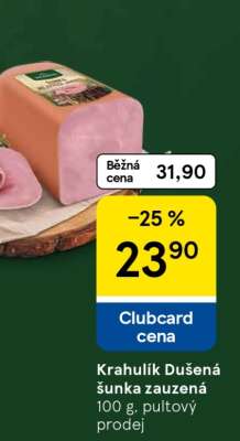 Krahulík Dušená šunka zauzená