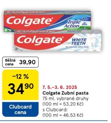 Colgate zubní pasta