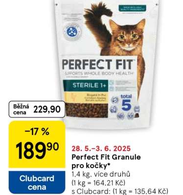 Perfect Fit granule pro kočky