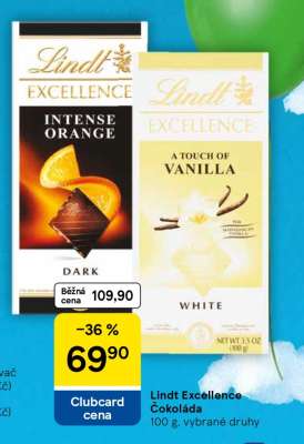 Lindt Excellence Čokoláda