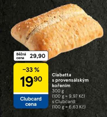 Ciabatta s provensálským kořením
