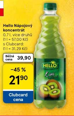 Hello Nápojový koncentrát