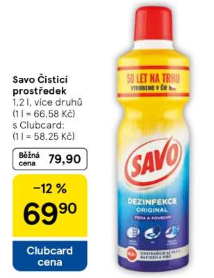 SAVO Čisticí prostředek