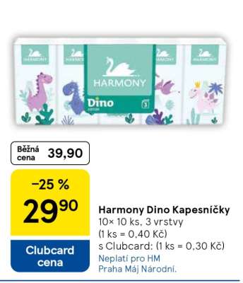 Harmony Dino Kapesníčky