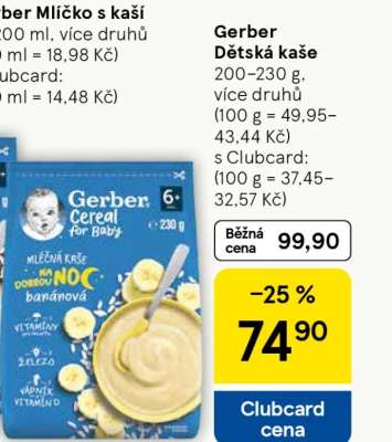 Gerber Dětská kaše