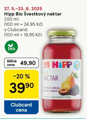 HiPP Bio švestkový nektar