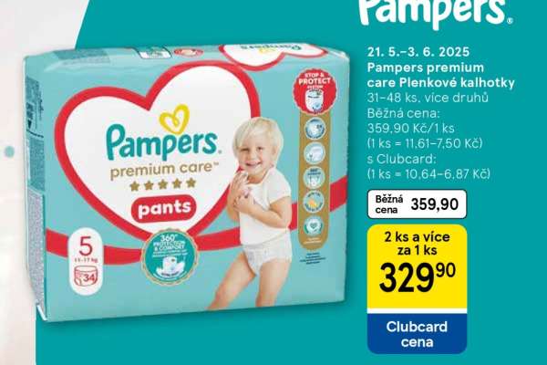 Pampers premium care Plenkové kalhotky