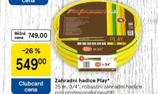 Zahradní hadice Play