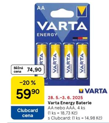 Varta Energy Baterie