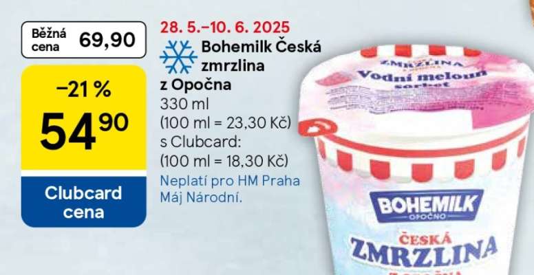 Bohemilk Česká zmrzlina z Opočna
