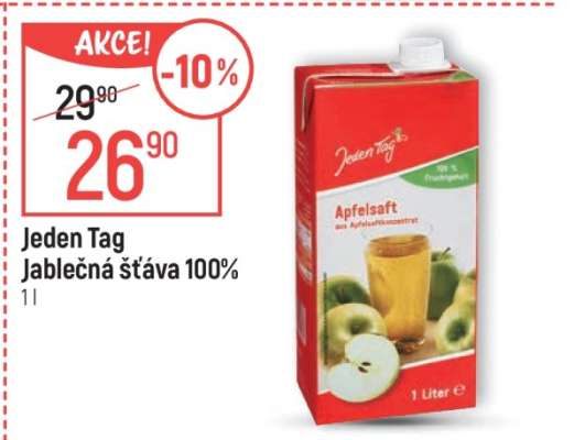 Jeden Tag Jablečná šťáva 100%