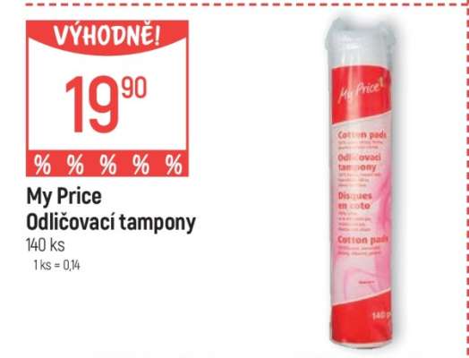 My Price odličovací tampóny