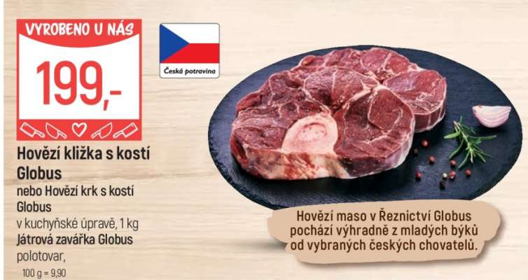 Hovězí kližka s kostí Globus