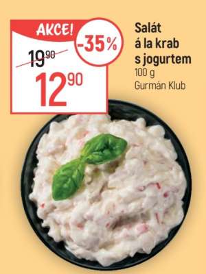 Salát á la krab s jogurtem