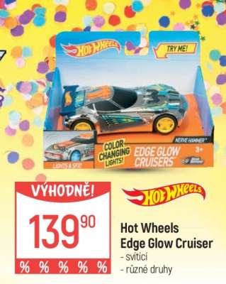 Hot Wheels Edge Glow Cruiser