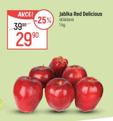 Jablka Red Delicious
